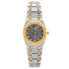 Audemars Piguet Royal Oak 18K Rose Gold Steel Quartz Ladies Watch SA 66270