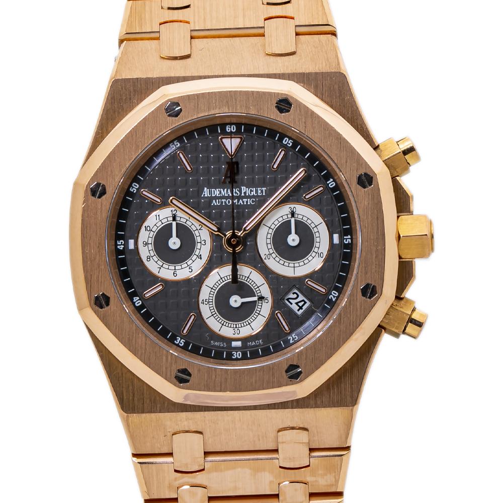 Audemars Piguet Royal Oak 260220OR Rare Dial Box & Paper 18k Rose Gold 39mm