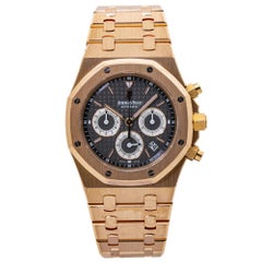 Audemars Piguet Royal Oak 260220OR Rare Dial Box & Paper 18k Rose Gold