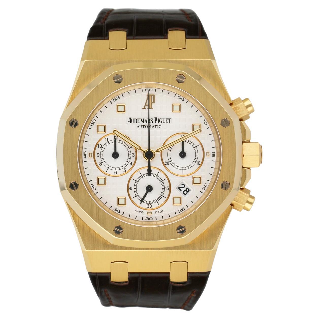 Audemars Piguet Royal Oak 18k Yellow Gold Mens Watch 14790BA For Sale ...