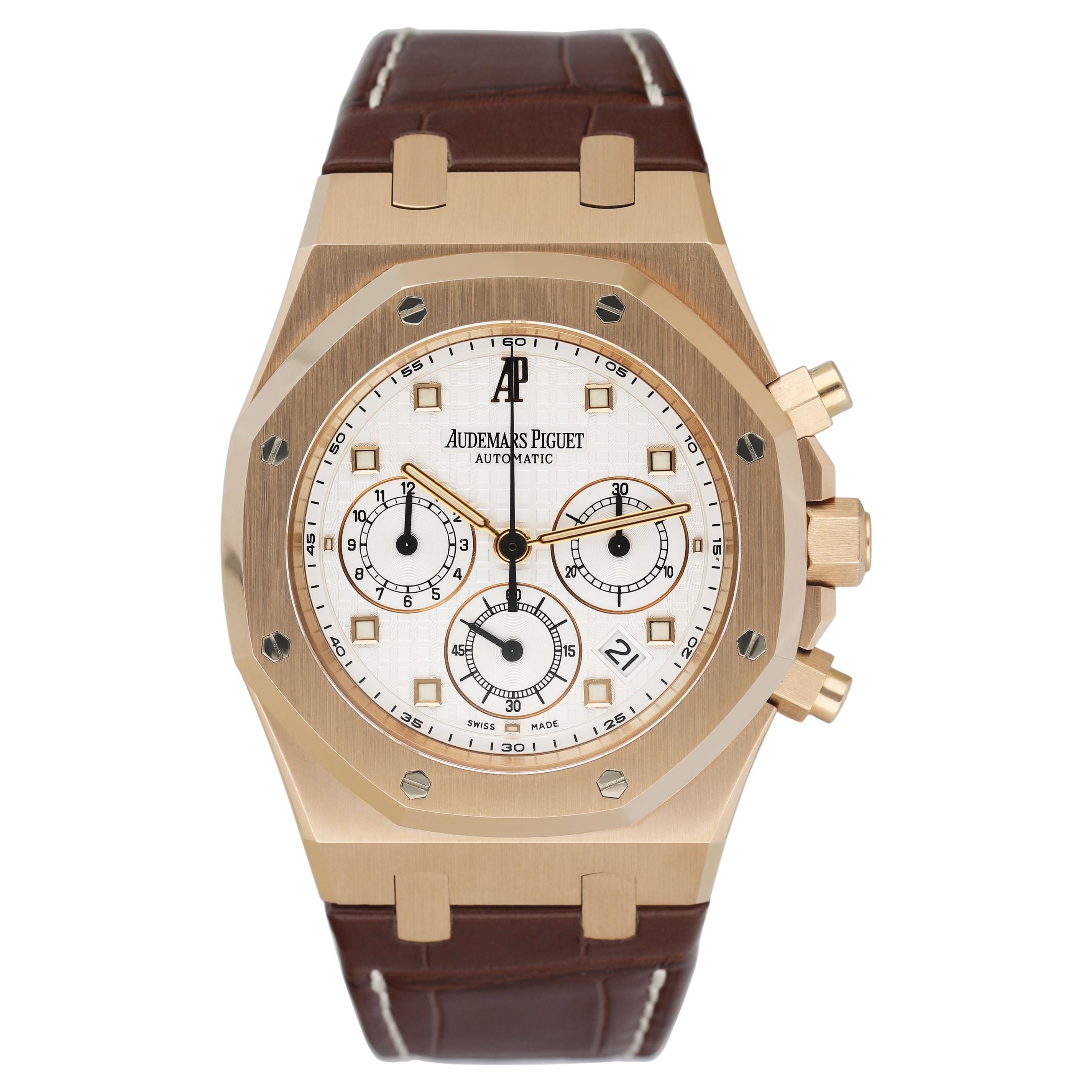 Audemars Piguet Royal Oak 26022OR Orologio da Uomo in oro rosa 18 carati con documenti