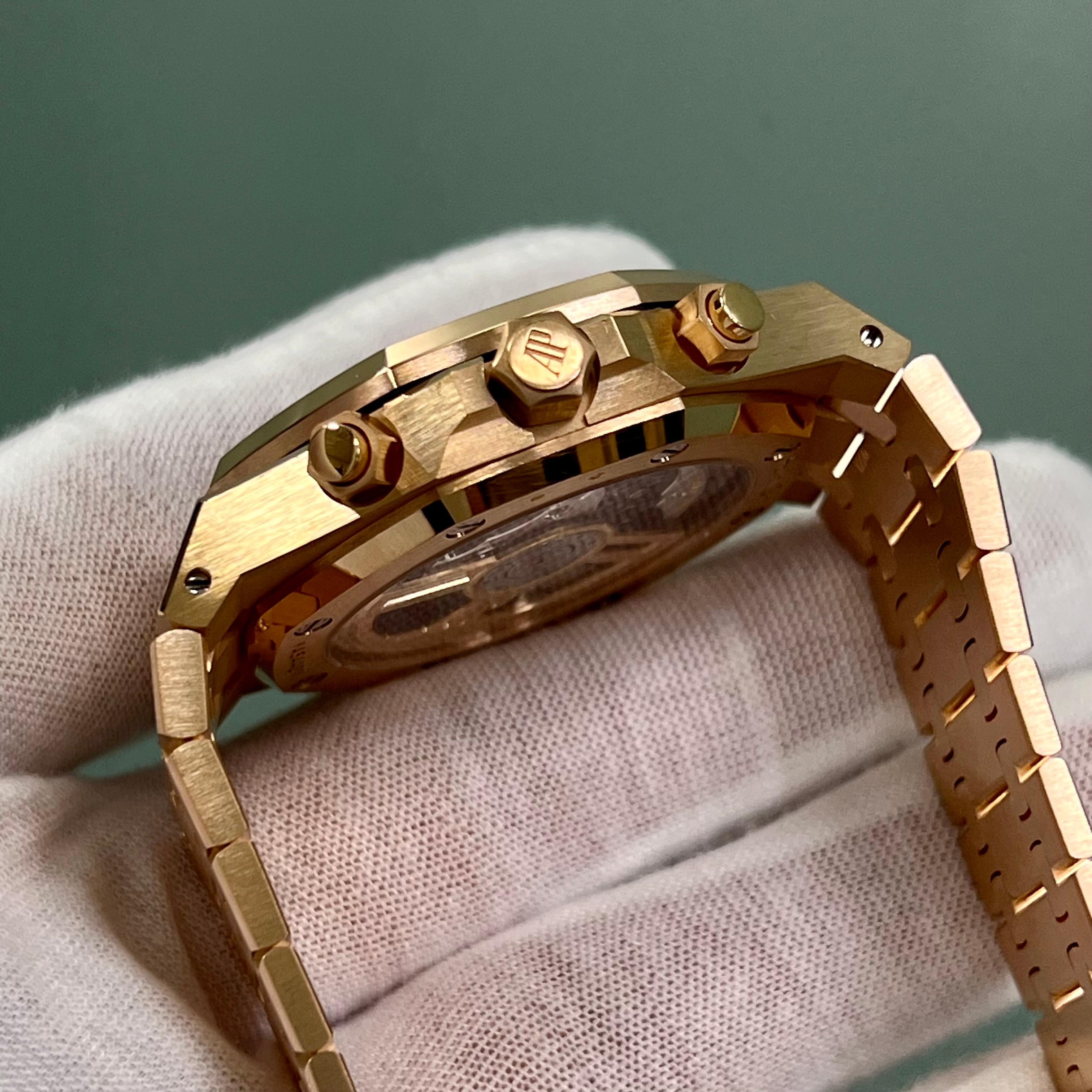 Audemars Piguet Royal Oak 26239OR.OO.1220OR.02 Chocolate 18K Rose Gold Box Paper 8
