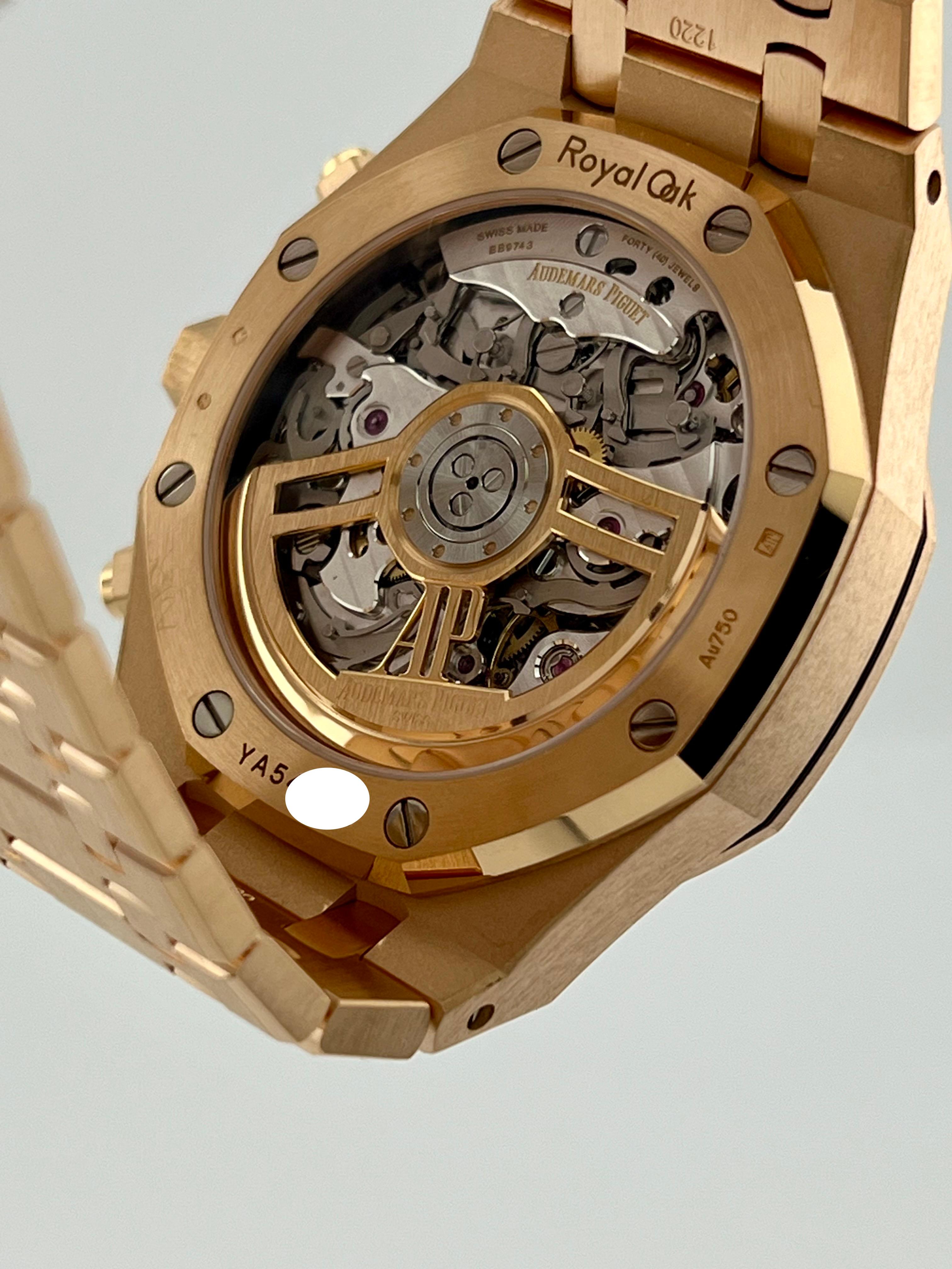 Audemars Piguet Royal Oak 26239OR.OO.1220OR.02 Chocolate 18K Rose Gold Box Paper 1
