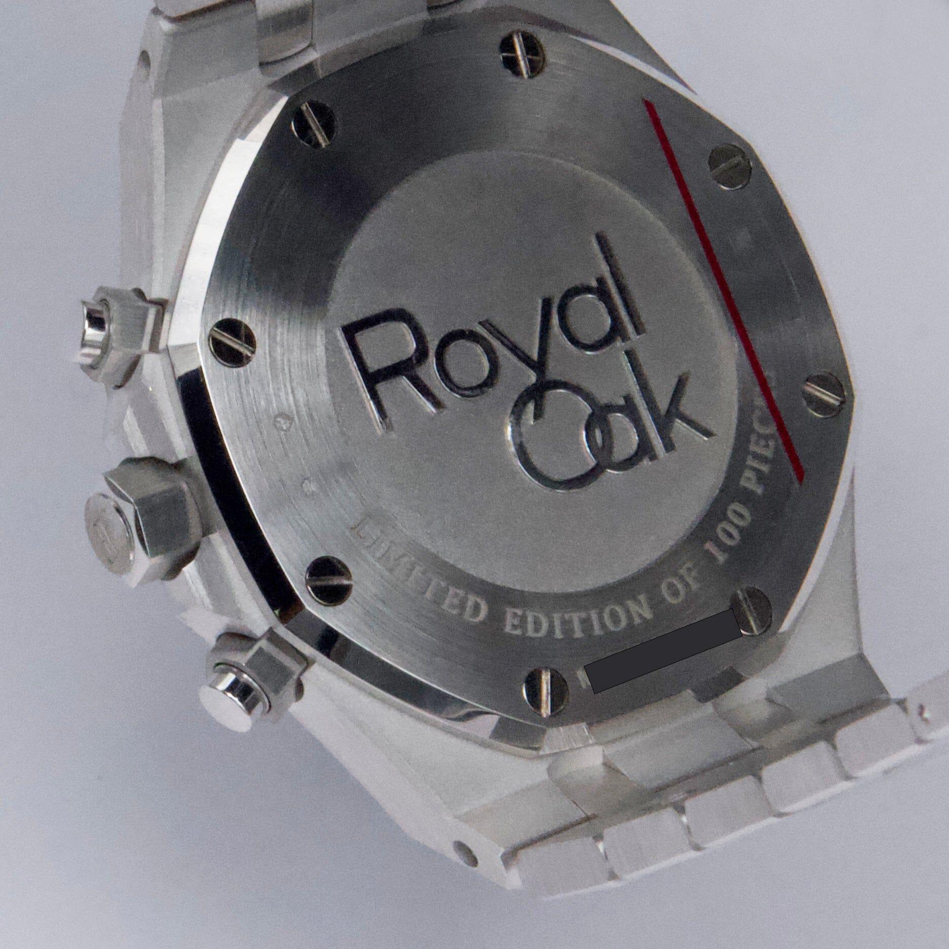 Audemars Piguet Royal Oak 26317BC Ice Blue Dial Herrenuhr Box Papiere im Angebot 5