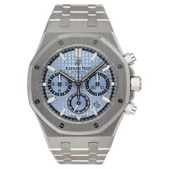 Audemars Piguet Royal Oak 26317BC Ice Blue Dial Mens Watch Box Papers