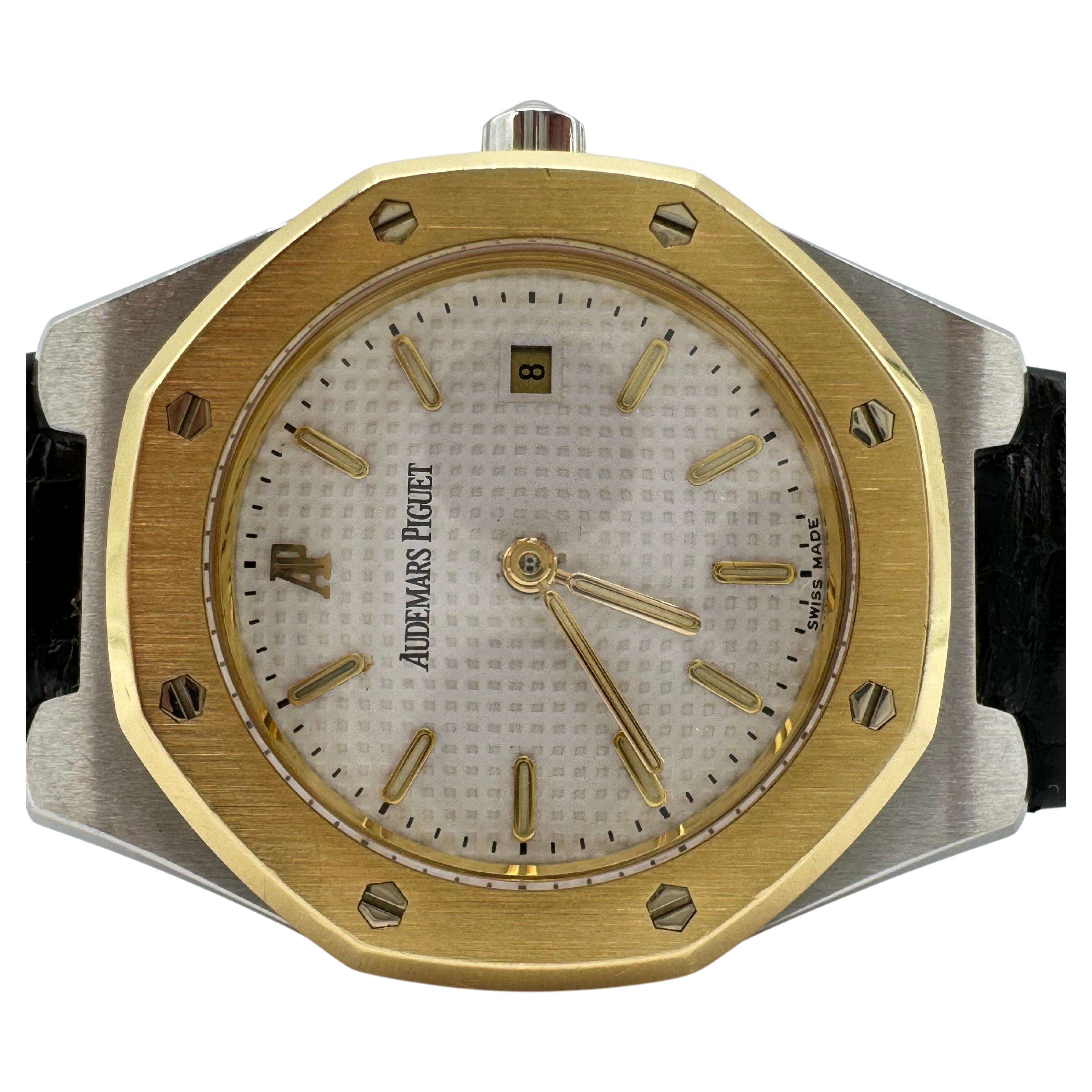 Round Cut Audemars Piguet Royal Oak 28x31mm quartz For Sale