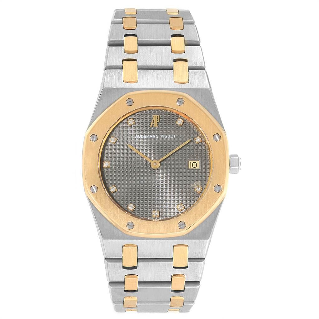 Audemars Piguet Royal Oak Grey Dial Steel Yellow Gold Men's Watch 1