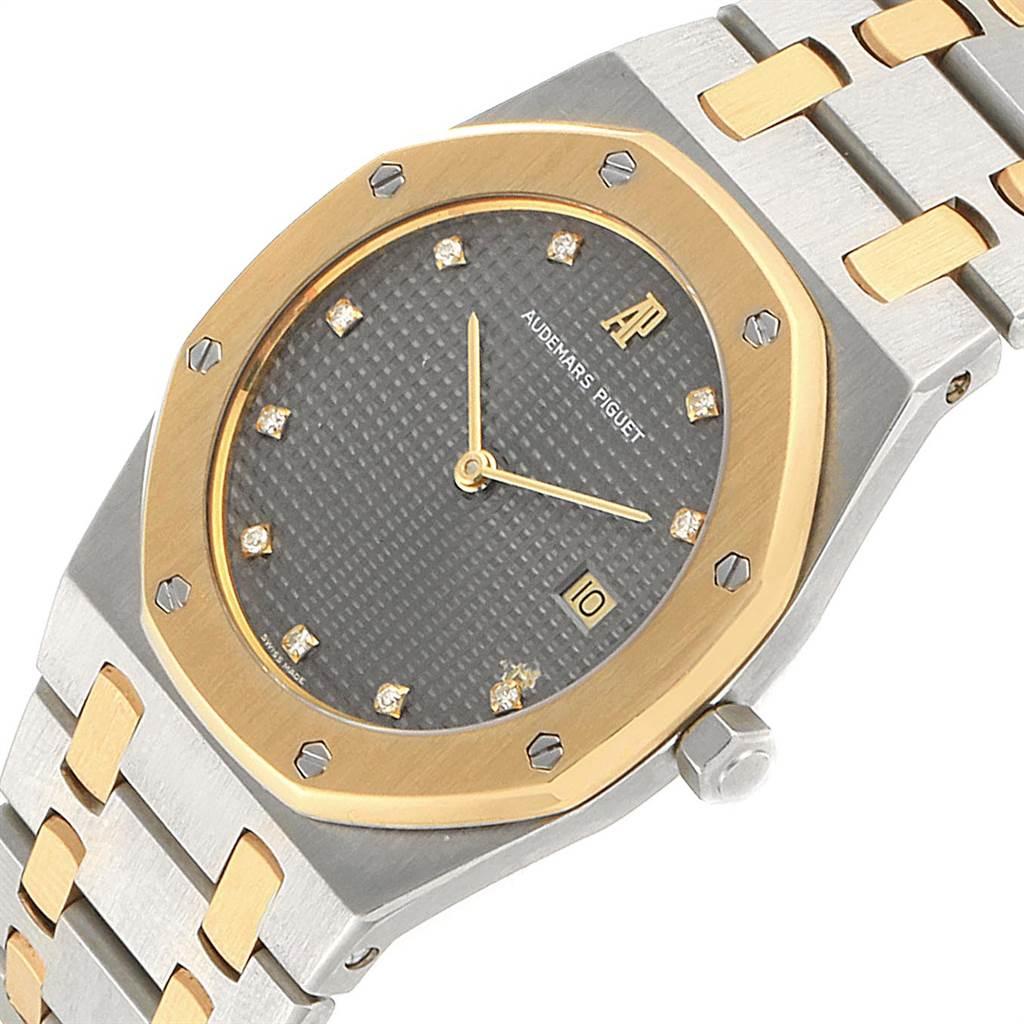 Audemars Piguet Royal Oak Grey Dial Steel Yellow Gold Men's Watch 3