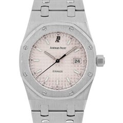 Audemars Piguet Royal Oak 33mm Steel Salmon Dial Unisex Watch 15000ST