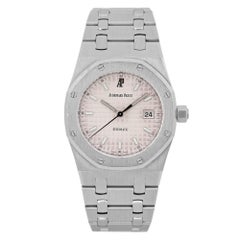 Montre Unisexe Audemars Piguet Royal Oak 33mm Acier Cadran Saumon 15000ST