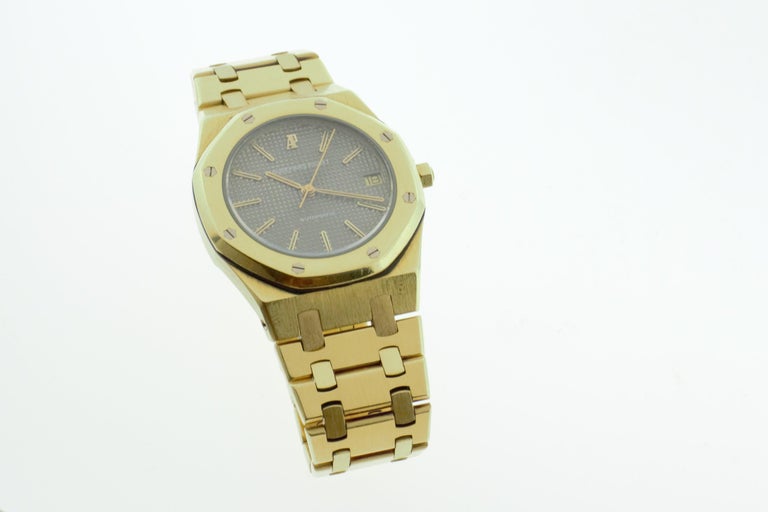 Audemars Piguet Royal Oak Yellow Gold Watch For Sale at 1stDibs