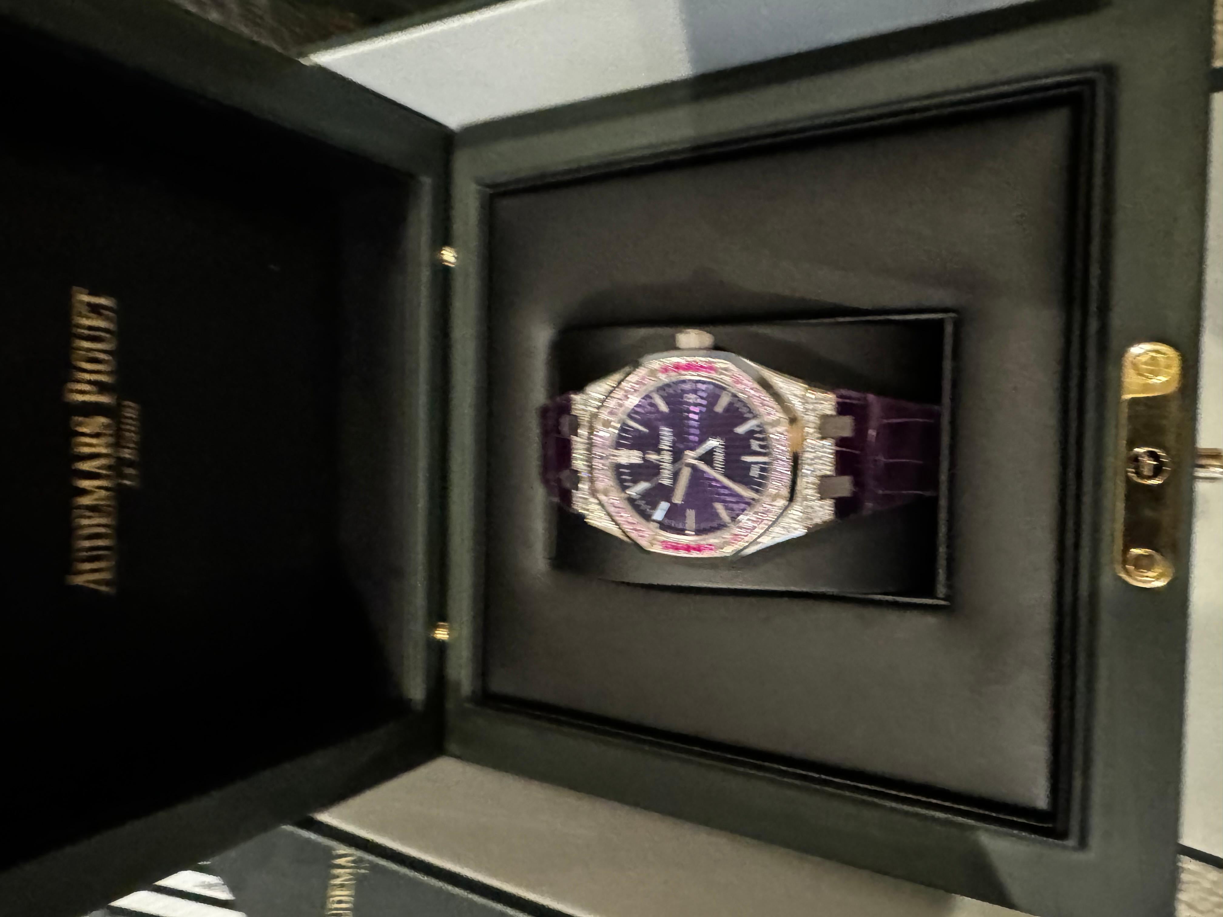 ap watch purple dial