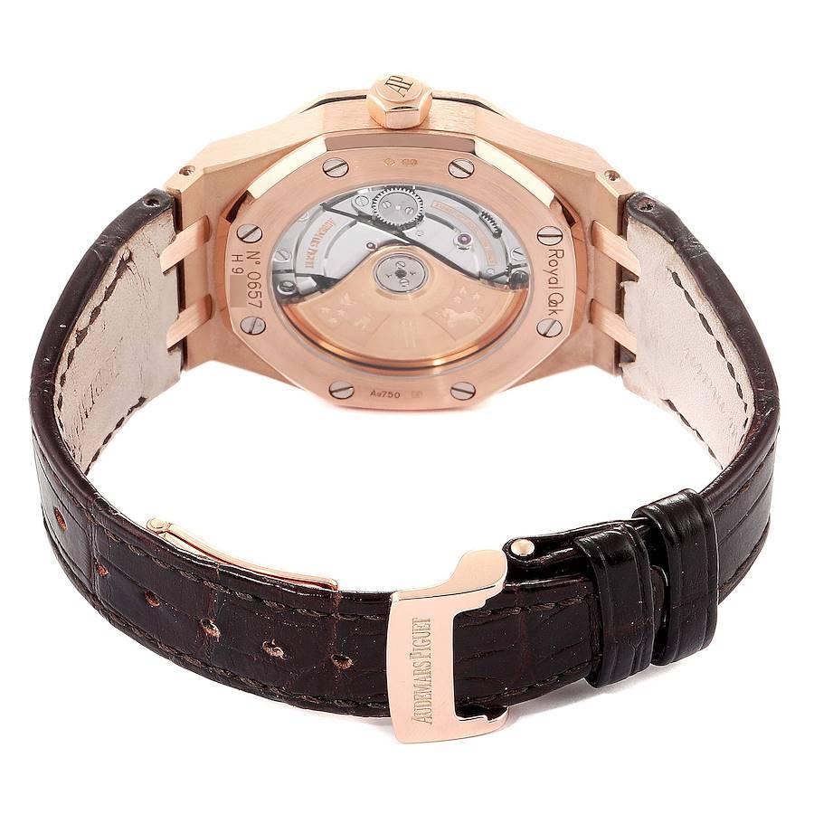 Audemars Piguet Royal Oak Midsize Rose Gold Men's Watch 15450OR For Sale 4