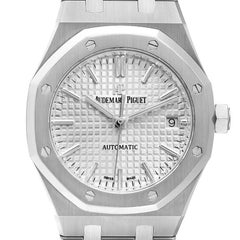 Audemars Piguet Royal Oak Midsize Stahl Herrenuhr 15450ST Box Papiere