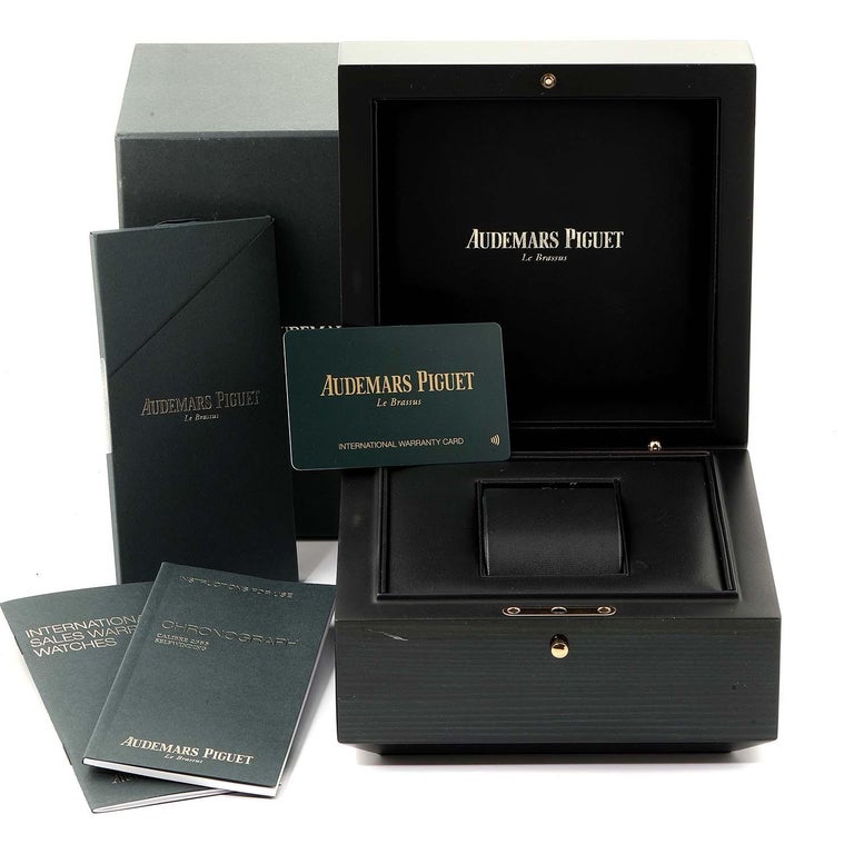 Audemars Piguet Royal Oak Chronograph Men S Watch 26315st Box Card For Sale At 1stdibs