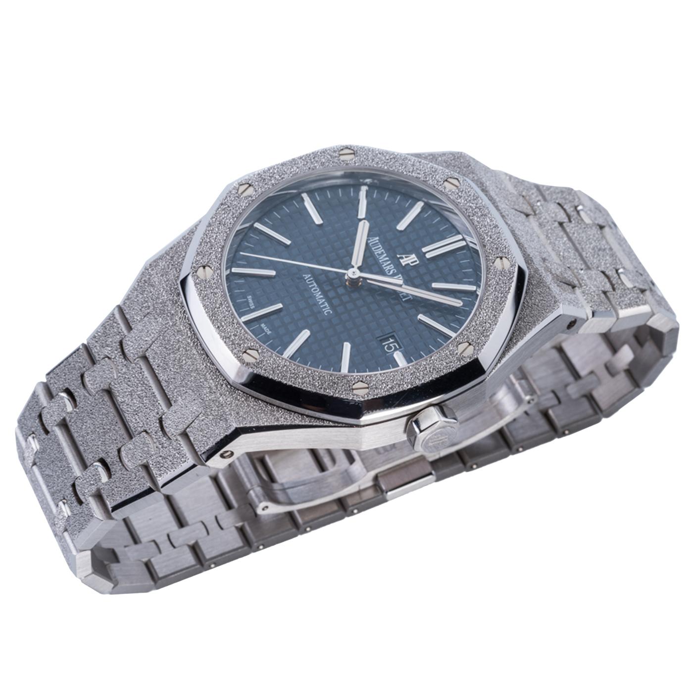 Audemars Piguet Royal 33mm Blue Dial White Gold Case
