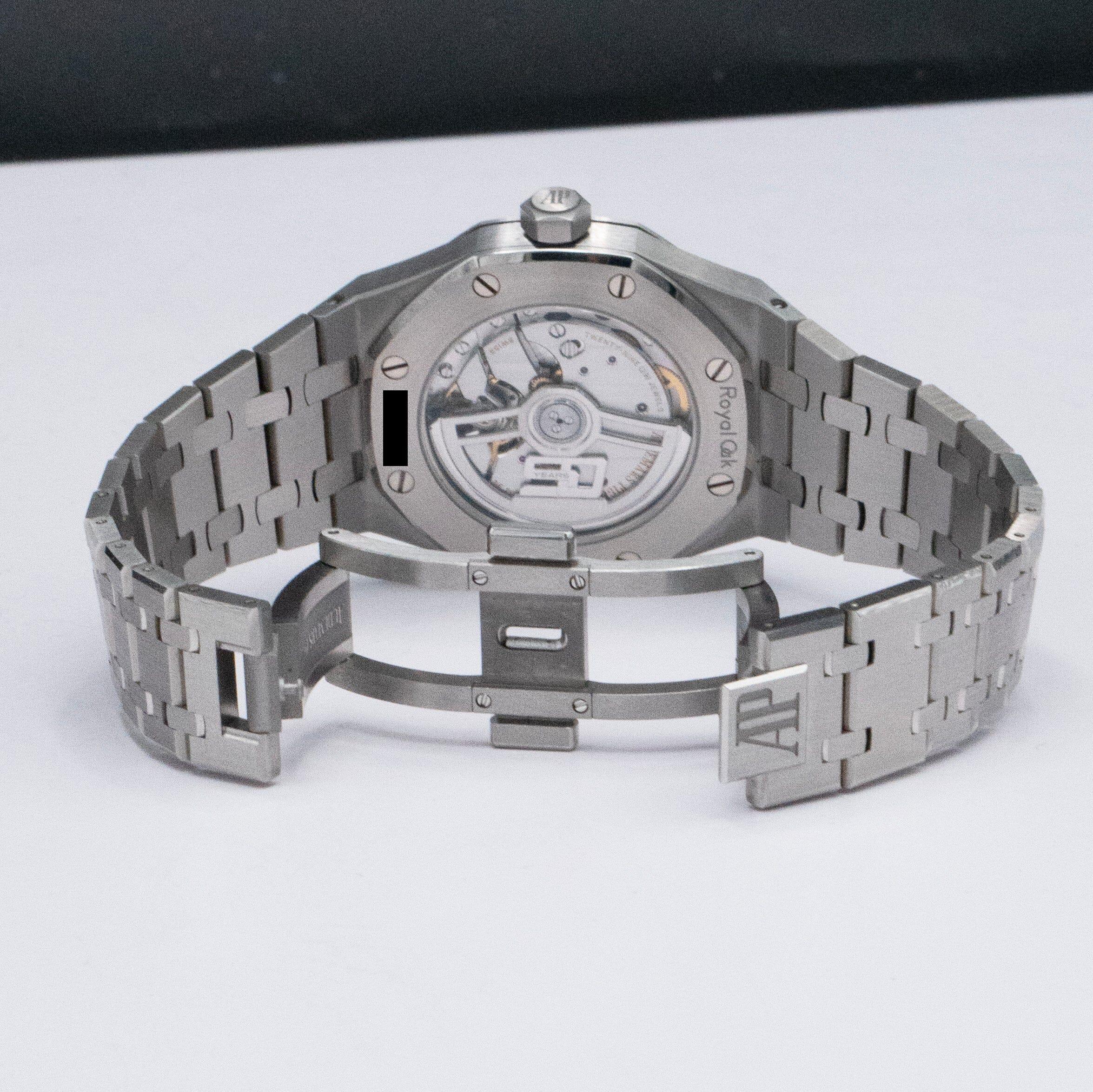Audemars Piguet Montre Hommes Royal Oak 50th Anniversary 15550ST Cadran gris en vente 2