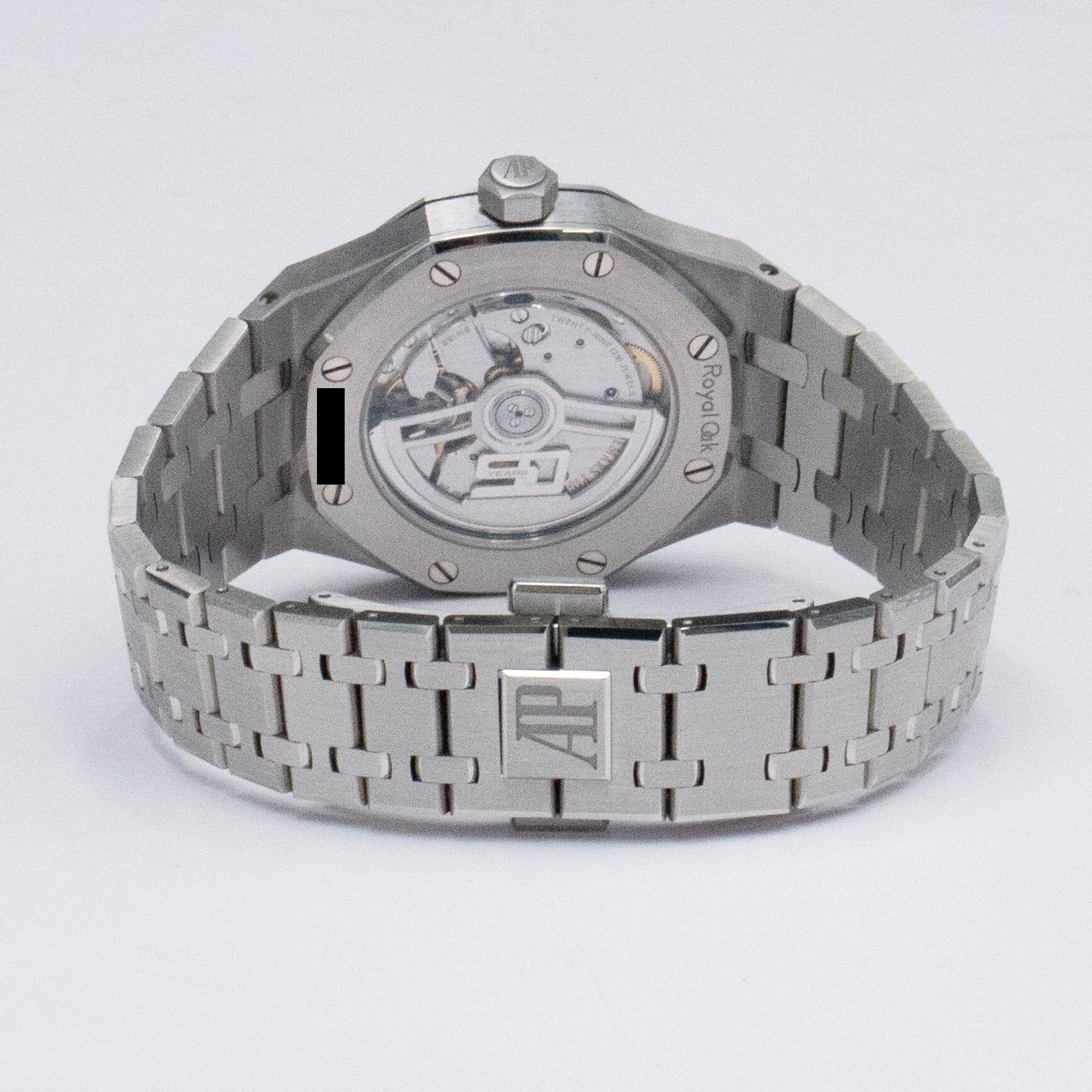 Audemars Piguet Montre Hommes Royal Oak 50th Anniversary 15550ST Cadran gris en vente 3