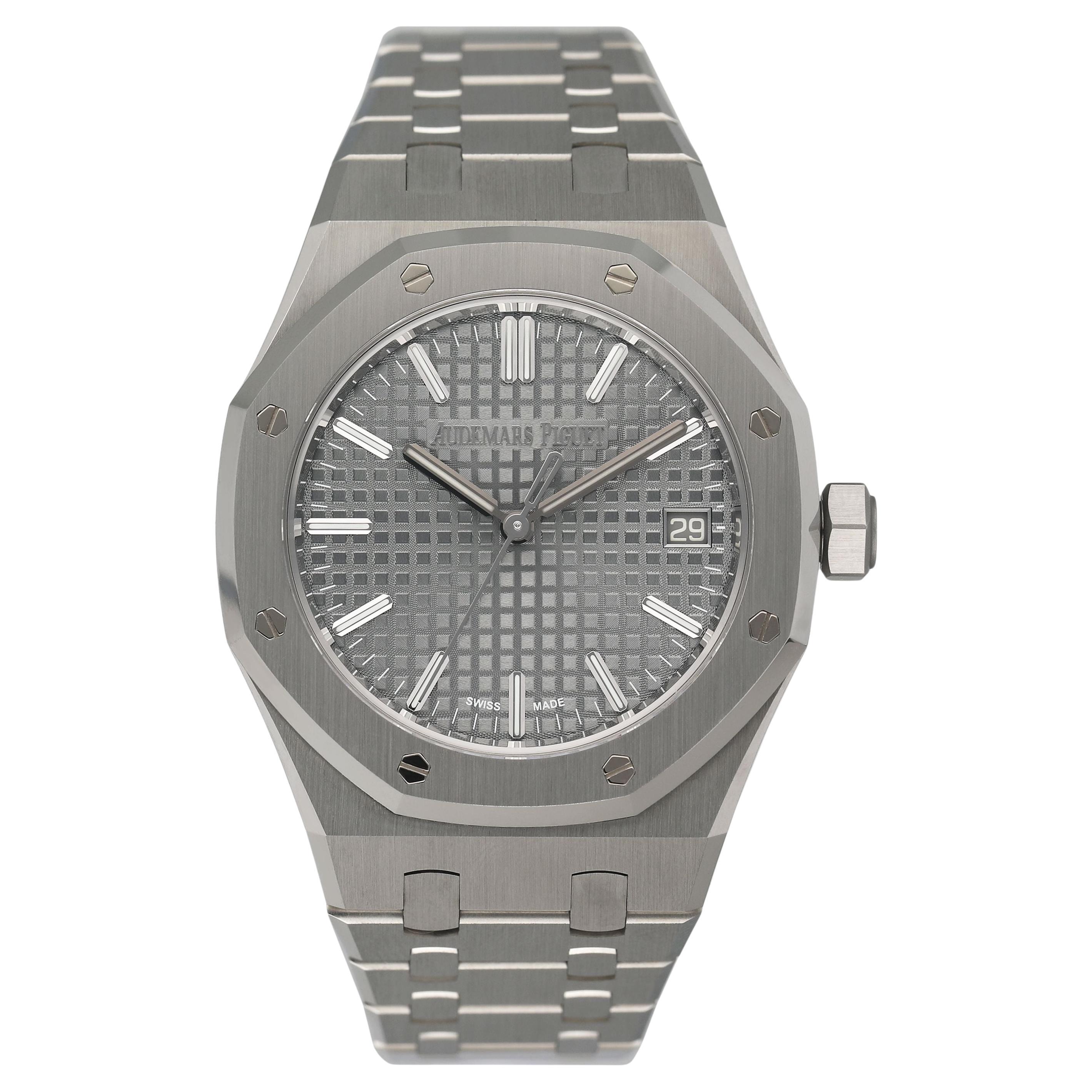 Audemars Piguet Royal Oak 50th Anniversary 15550ST Graues Zifferblatt Herrenuhr