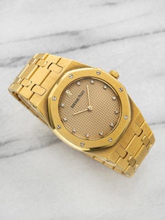 Audemars Piguet Royal Oak 56175BA 18K Gelbgold Champagner Zifferblatt 33mm