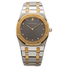 Audemars Piguet Royal Oak 56303SA Two-Tone Grey Diamond Dial 33mm Quartz