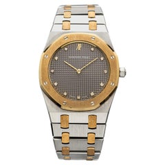 Audemars Piguet Royal Oak 56303SA Two-Tone Grey Diamond Dial 33mm Quartz