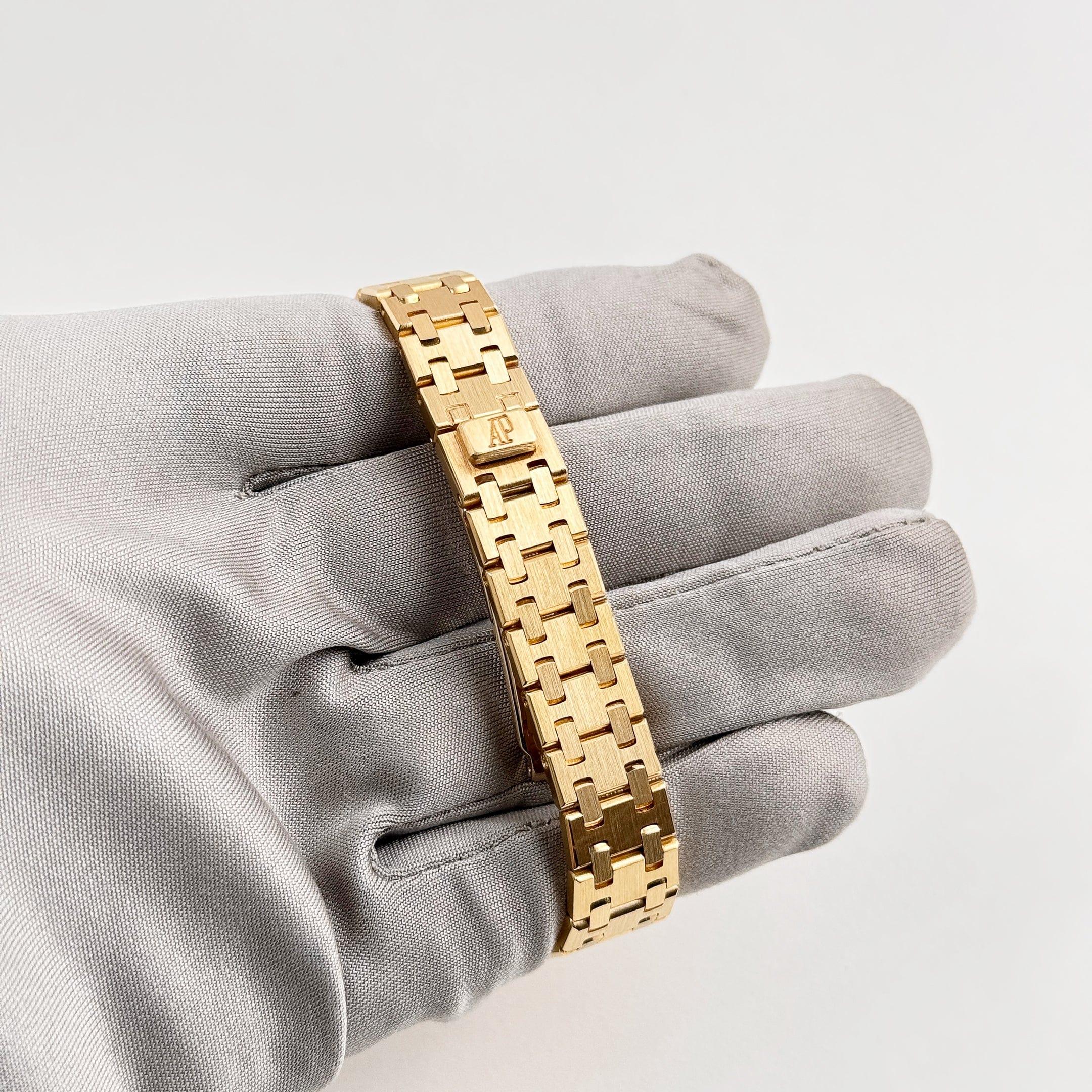 Audemars Piguet Royal Oak 6007BA „Ladies“ Gelbgold Graues Zifferblatt Quarz 6