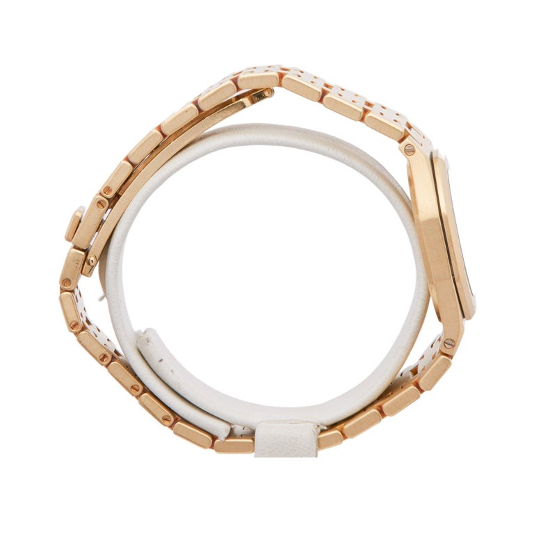 Audemars Piguet Royal Oak 66270BA Ladies Yellow Gold Diamond Watch at ...