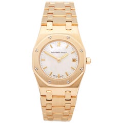 Used Audemars Piguet Royal Oak 66270BA Ladies Yellow Gold Diamond Watch