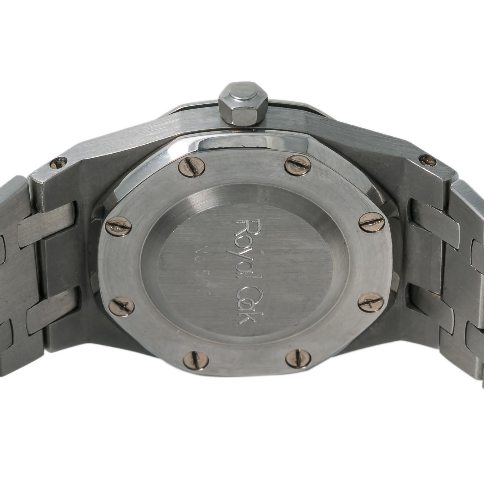 Audemars Piguet Royal Oak 8638ST Montre automatique pour femme en acier inoxydable Excellent état à Miami, FL