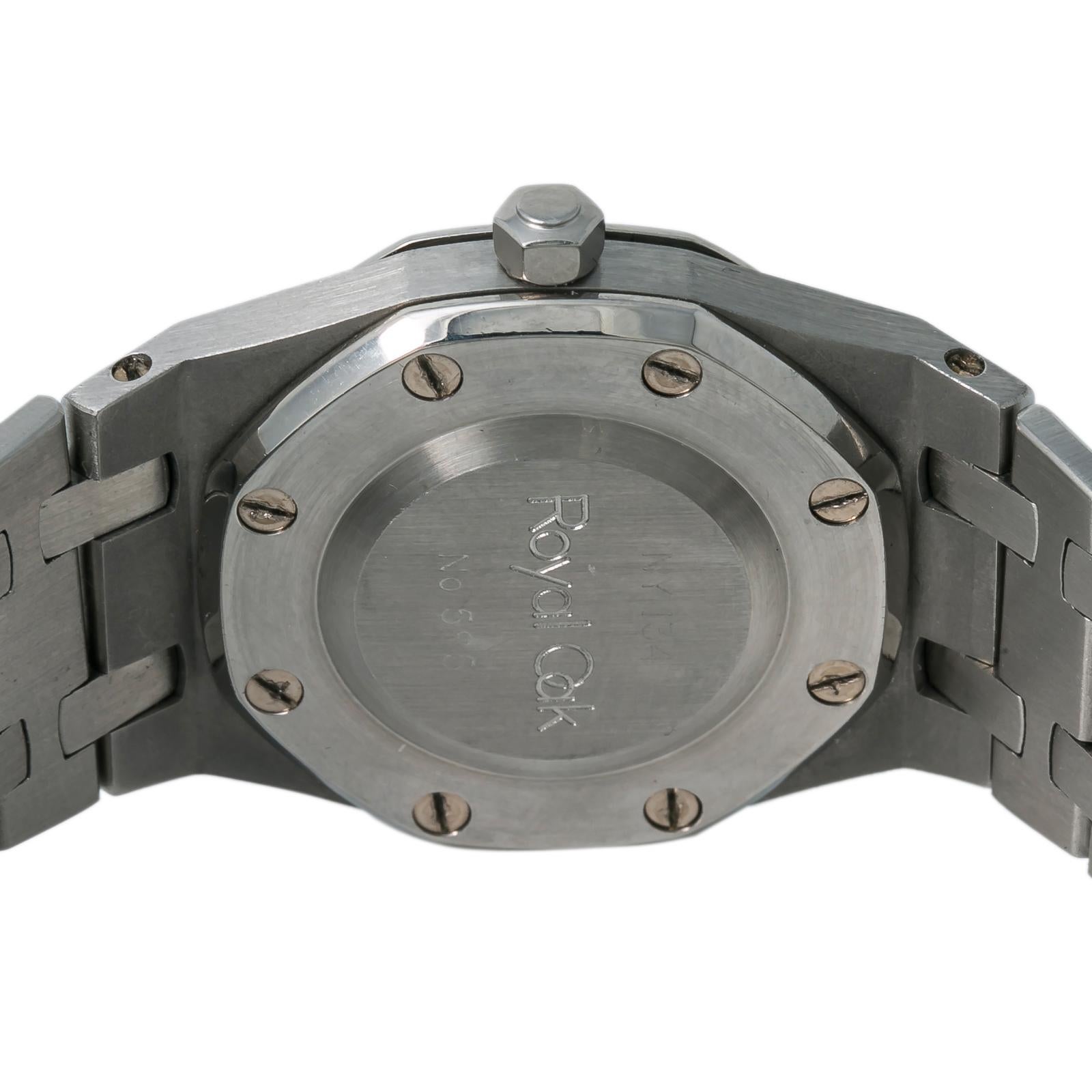 Contemporary Audemars Piguet Royal Oak 8638ST Women's Automatic Watch Stainless Steel For Sale