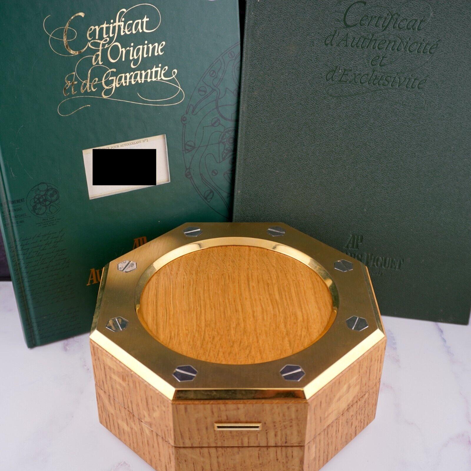 Audemars Piguet Royal Oak Auto 33mm 18k Gold & Steel Watch 15050SA LIMITED 200pc For Sale 6