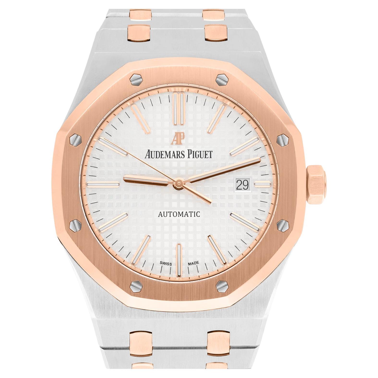 Audemars Piguet Montre Hommes Royal Oak Auto Acier Or 15400SR.OO.1220SR.01 MINT