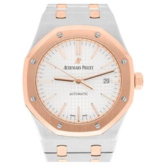 Audemars Piguet Royal Oak Auto Acciaio Oro Orologio da Uomo 15400SR.OO.1220SR.01 MINT