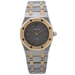 Audemars Piguet Royal Oak Automatic Ladies Watch 18 Karat Two-Tone Grey Dial