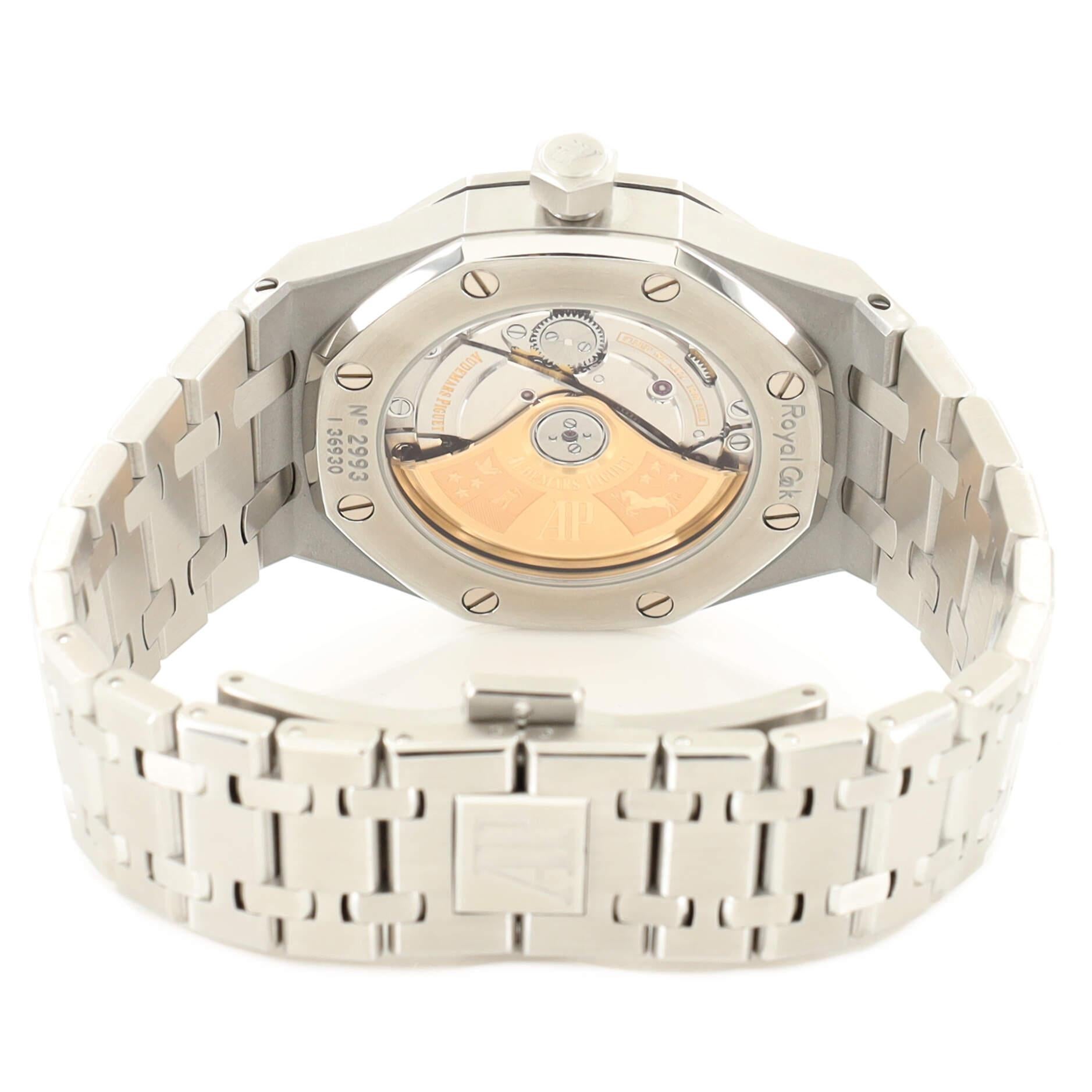 Audemars Piguet Royal Oak Automatic Watch Stainless Steel In Good Condition In New York, NY