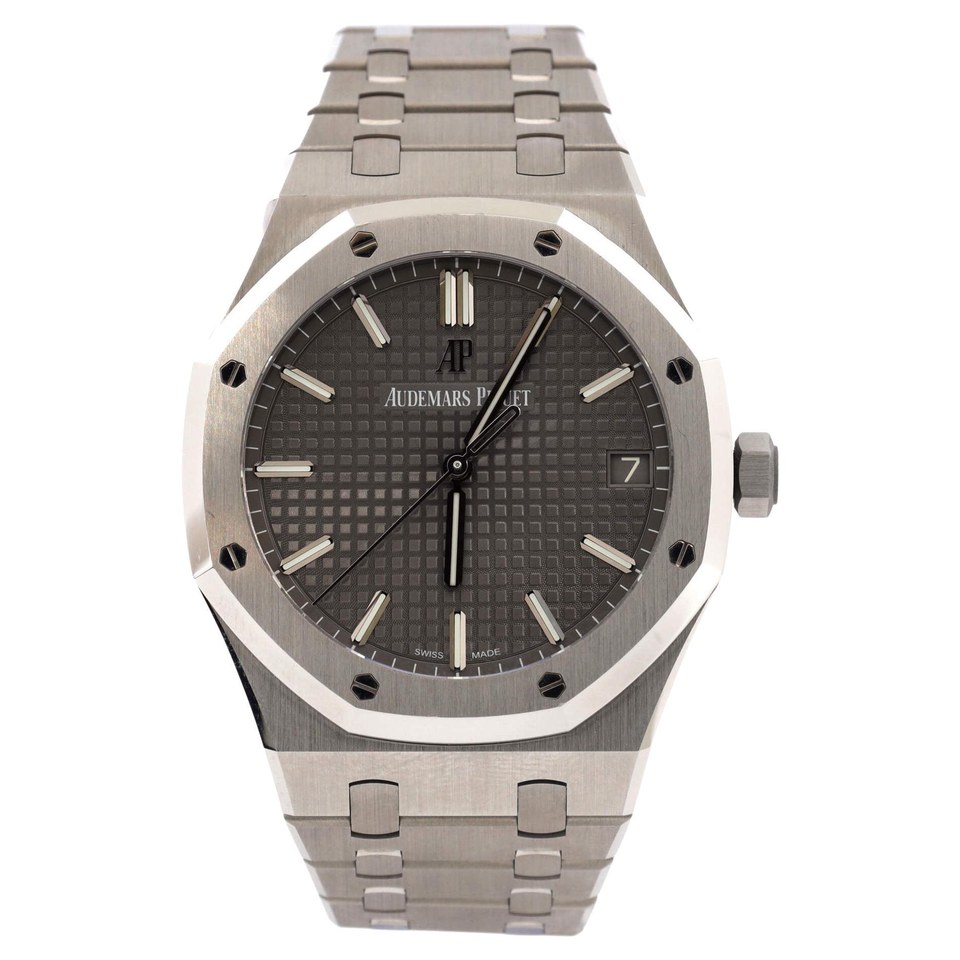 Audemars Piguet Royal Oak Automatic Watch Stainless Steel 41 For Sale
