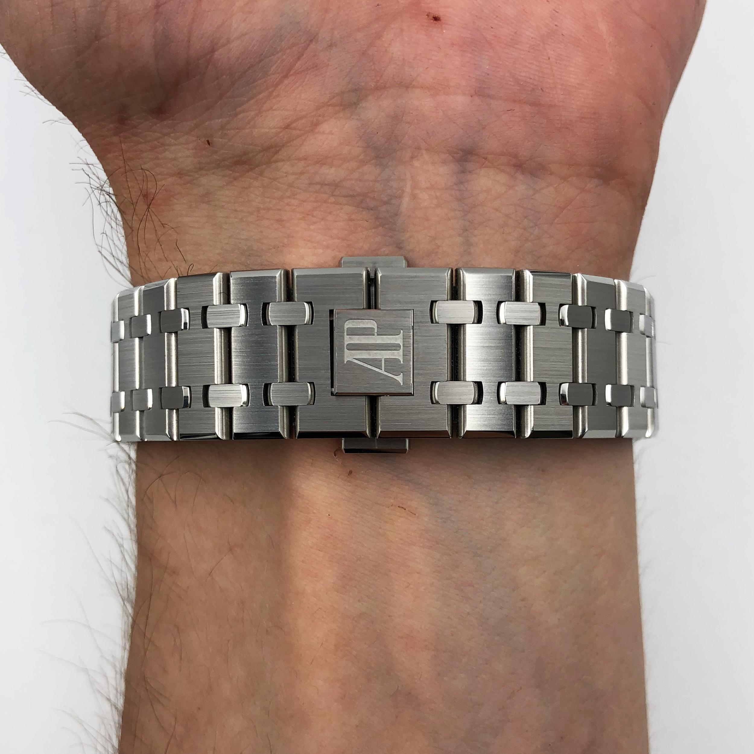 Audemars Piguet Royal Oak Blue Dial Automatic Mens Watch 15500ST.OO.1220ST.01 4