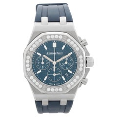Audemars Piguet Royal Oak Cadran bleu Chronographe Acier Dames 26231ST.ZZ.D027CA.0