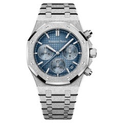 Audemars Piguet Royal Oak Blue Dial Frosted WG Style: 26240BC.GG.1324BC.02