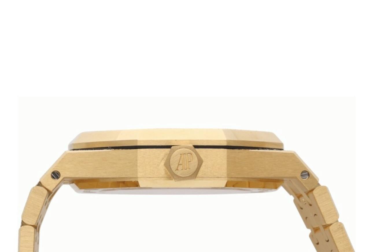 De las mujeres Reloj Audemars Piguet Royal Oak Carolina Bucci 15454Ba 37Mm Oro Esmerilado Mujer en venta
