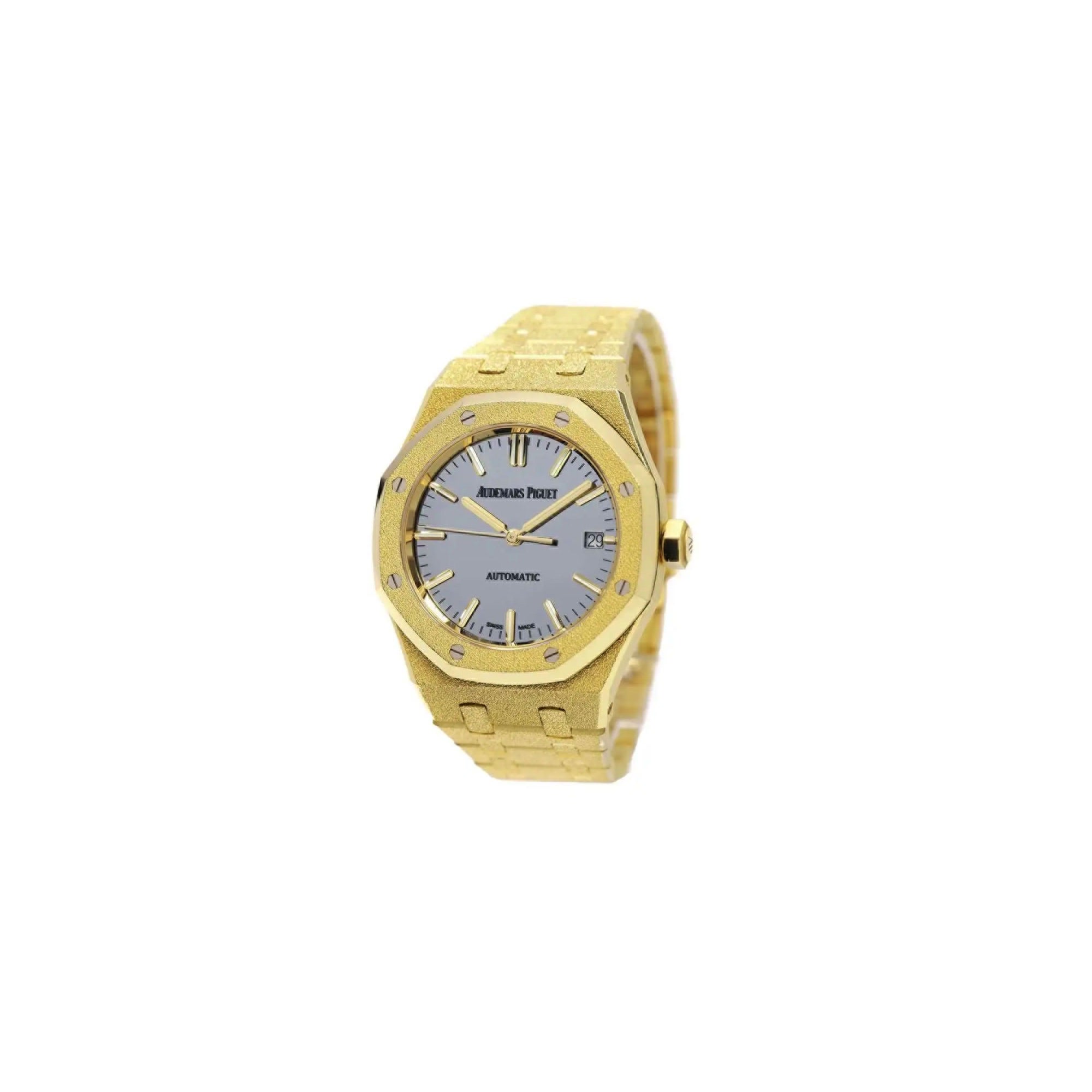Audemars Piguet Royal Oak Carolina Bucci 15454Ba 37Mm Orologio da donna in oro satinato