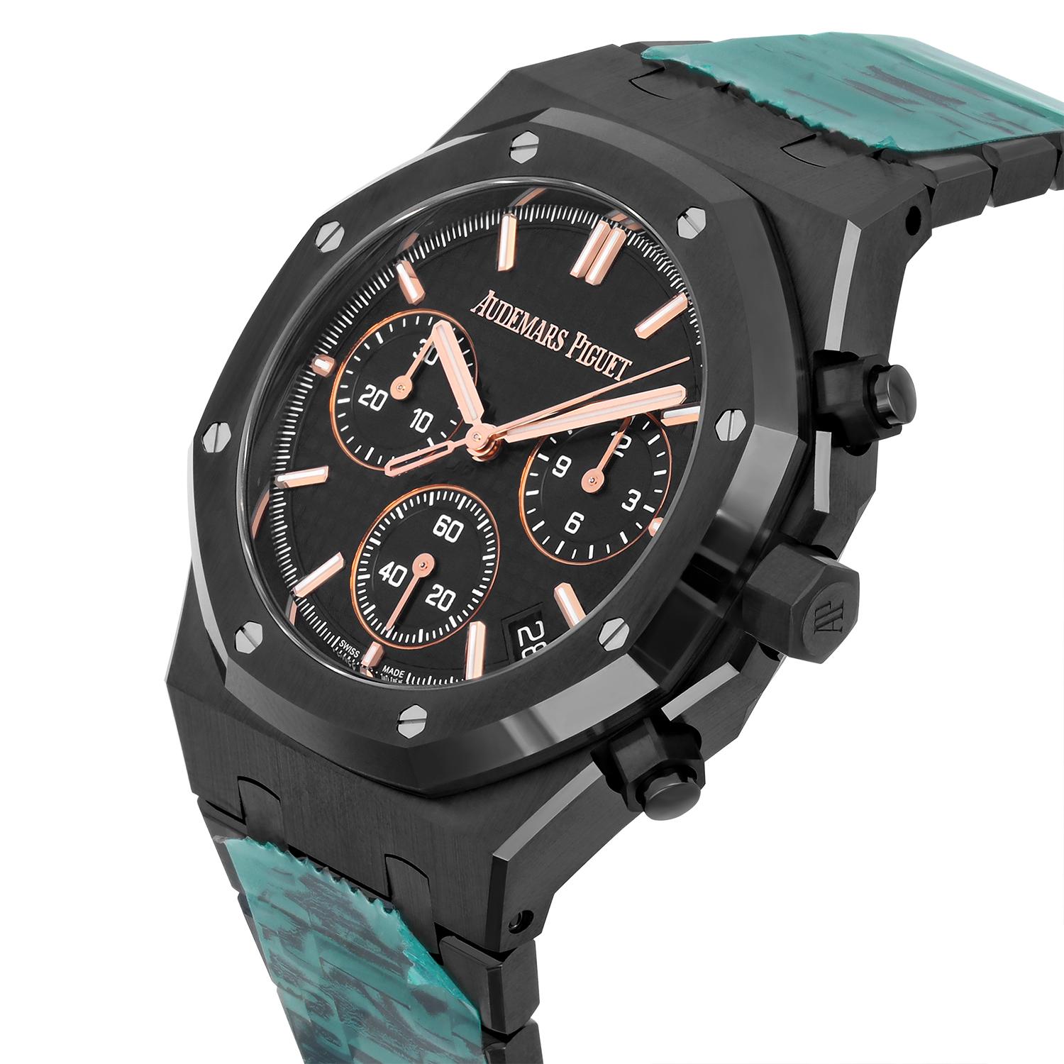 ap black ceramic chronograph