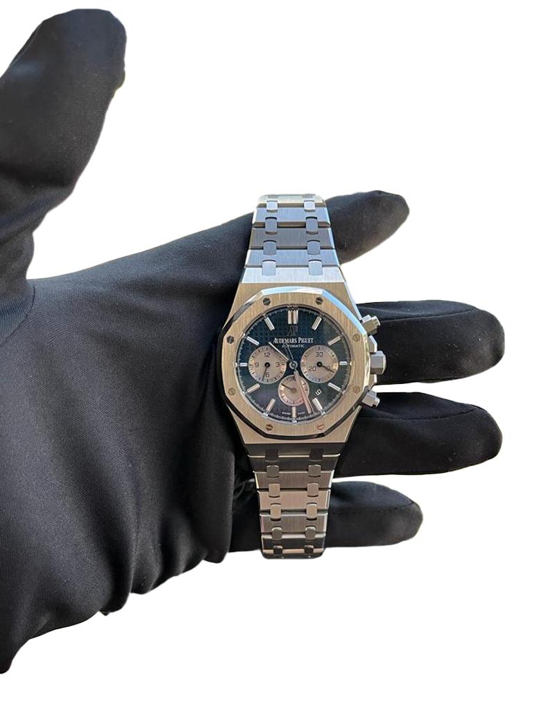 Audemars Piguet Royal Oak Chronograph 41mm Blue Dial Automatic Watch 26331ST 8