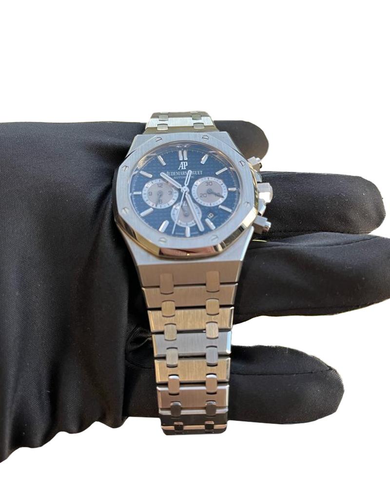 Audemars Piguet Royal Oak Chronographe 41 mm à cadran bleu 26331ST 10