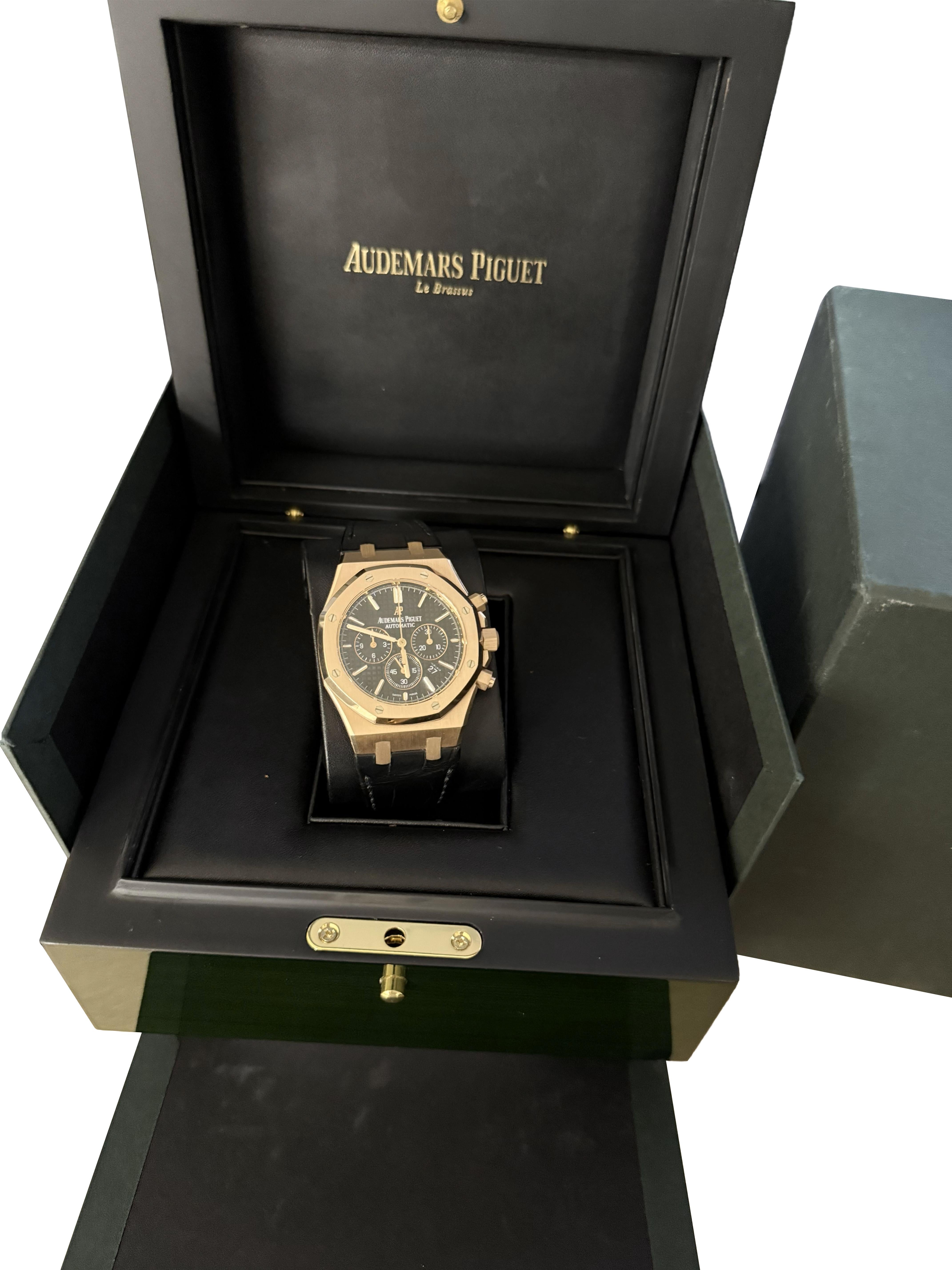 Audemars Piguet Royal Oak Chronograph 41mm Rose Gold Uhr 26320OR.OO.D002CR.01 (Modernistisch) im Angebot