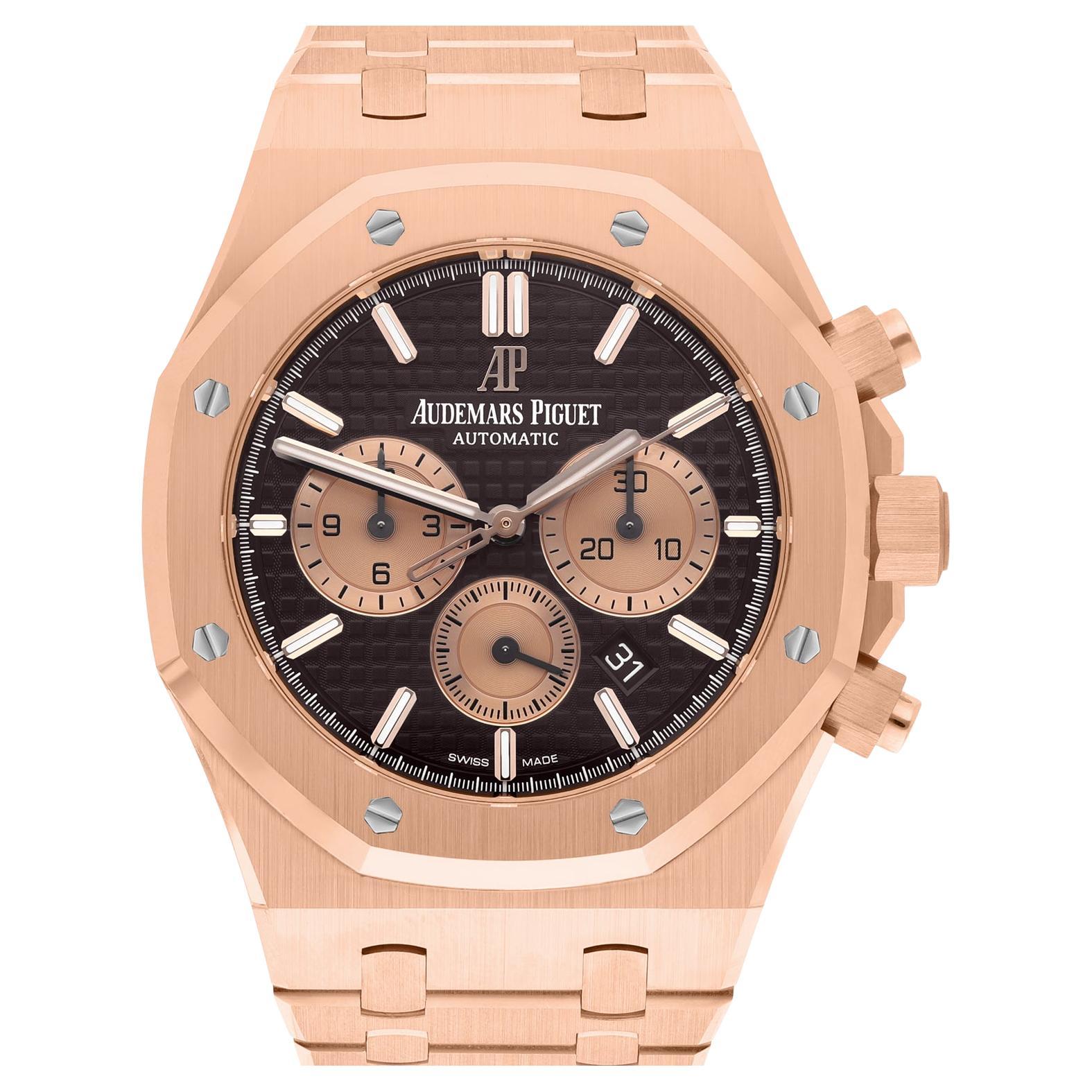 Audemars Piguet Royal Oak Chronograph Chocolate 26331OR.OO.1220OR.02 NEW For Sale