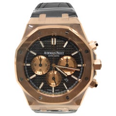 Audemars Piguet Royal Oak Chronograph Rose Gold Brown Dial