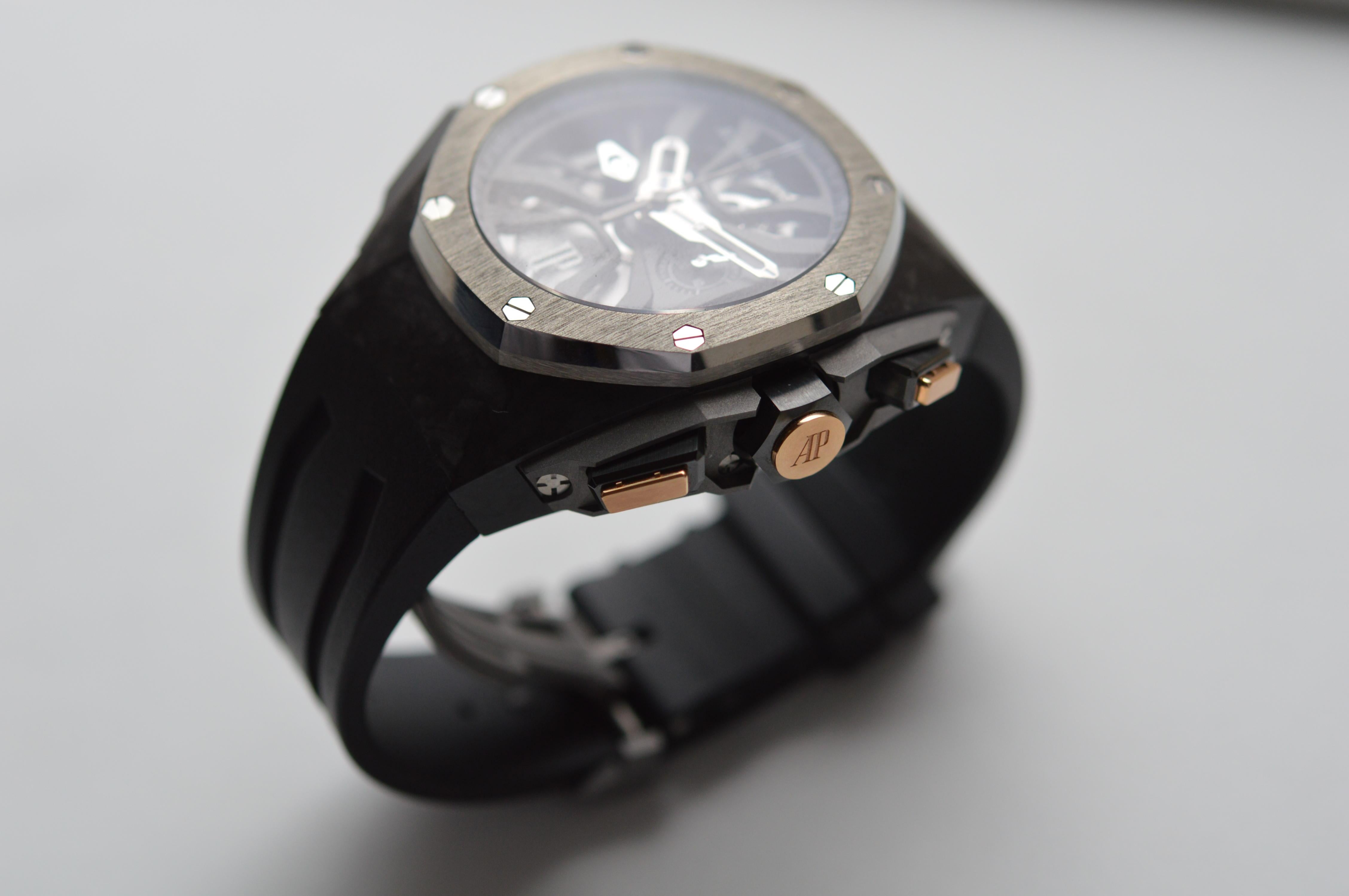 Audemars Piguet - Collection complète Laptimer en carbone Royal Oak Concept de Michael Schumacher Excellent état - En vente à Geneva, CH