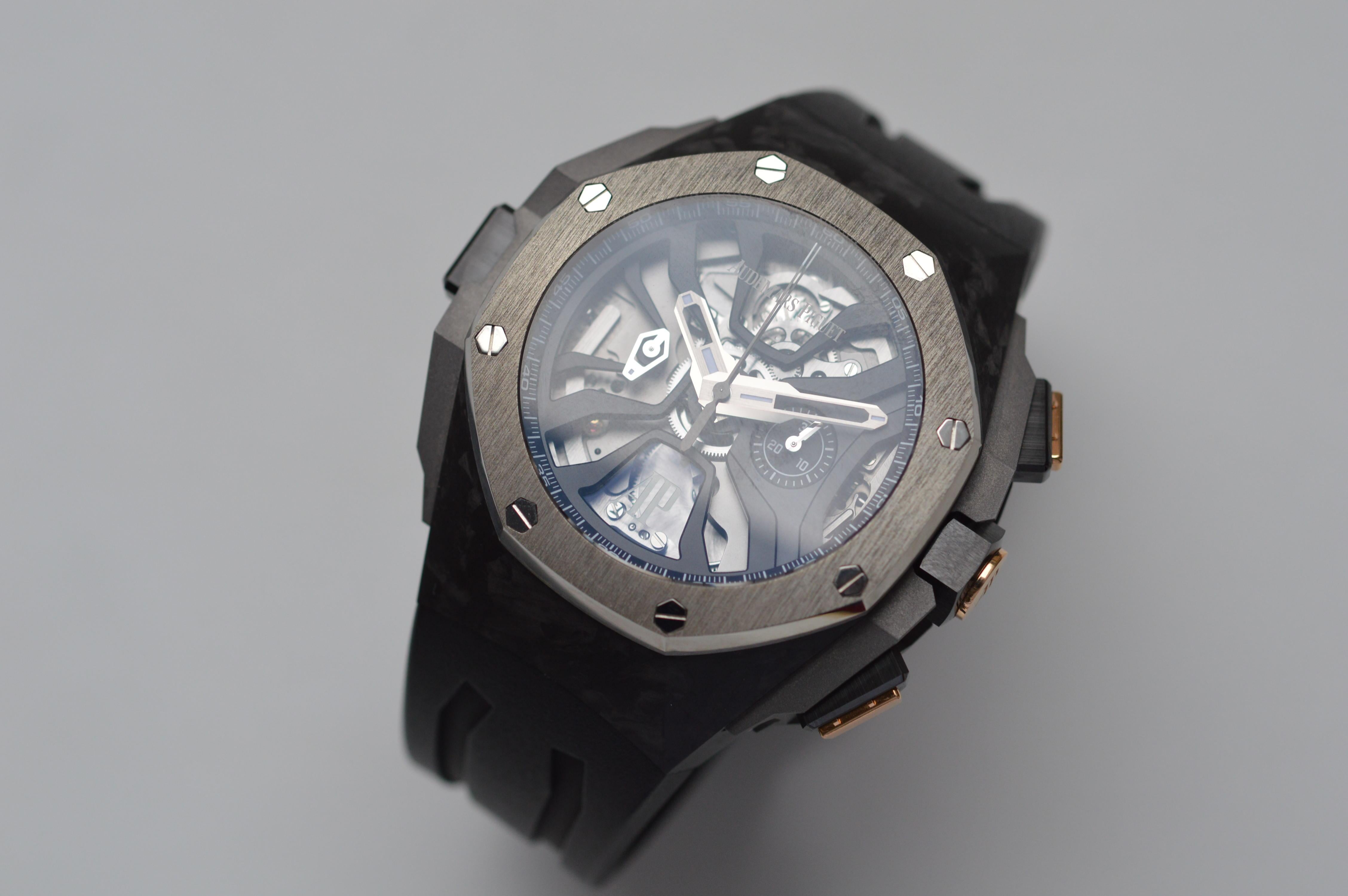 Audemars Piguet - Collection complète Laptimer en carbone Royal Oak Concept de Michael Schumacher en vente 1